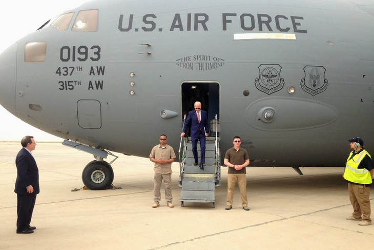 Joe Biden makes surprise visit to Iraq  - ảnh 1